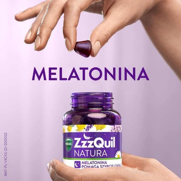 ZzzQuil Natura, żelki z melatoniną, 30 szt. ZzzQuil Natura, żelki z melatoniną, 30 szt. - zdjęcie produktu
