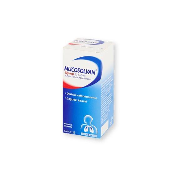 Mucosolvan, 30 mg/5 ml, syrop, 200 ml - zdjęcie produktu