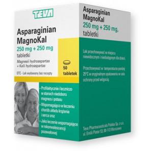 MagnoKal Asparaginian, tabletki, 50 szt. - zdjęcie produktu