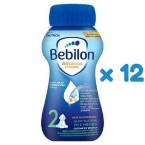 Bebilon 2 Pronutra-Advance, mleko następne po 6 miesiącu, płyn, 200 ml, 12 szt. - zdjęcie produktu