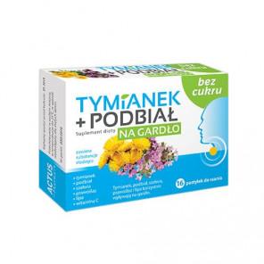 Actus Pharma Tymianek i podbiał, b/cukru, pastylki, 16 szt. - zdjęcie produktu