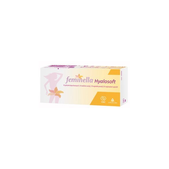 Feminella Hyalosoft, globulki dopochwowe, 10 szt. - zdjęcie produktu