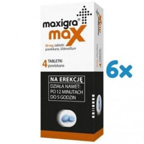 Maxigra Max, 50 mg, tabletki powlekane, 24 szt. - zdjęcie produktu