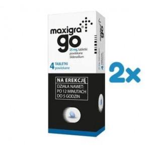 Maxigra Go, 25 mg, tabletki powlekane, 8 szt. - zdjęcie produktu