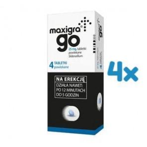 Maxigra Go, 25 mg, tabletki powlekane, 16 szt. - zdjęcie produktu