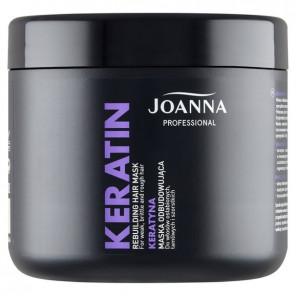Joanna Professional Keratin, maska z keratyną do włosów osłabionych, łamliwych i szorstkich, 500 g - zdjęcie produktu