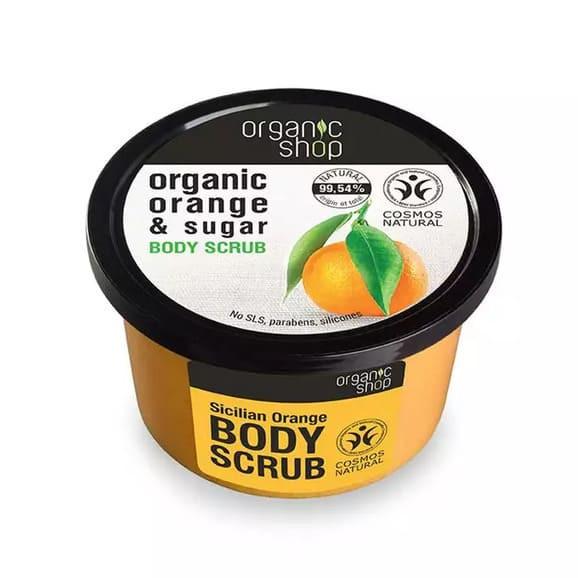 Organic Shop, Peeling do ciała, Sycylijska pomarańcza, 250 ml - zdjęcie produktu