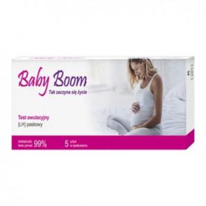 Baby Boom, test owulacyjny (LH) paskowy, 5 szt. - zdjęcie produktu