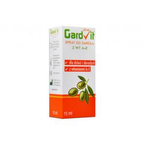 GardVit Olive A+E, spray do gardła, dla dzieci, dorosłych, 15 ml - zdjęcie produktu