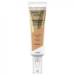 Max Factor Miracle Pure, rozświetlający podkład odżywczy 75 Golden, 30 ml - zdjęcie produktu