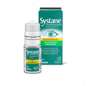 Systane Hydration, nawilżające krople do oczu, bez konserwantów, 10 ml - zdjęcie produktu