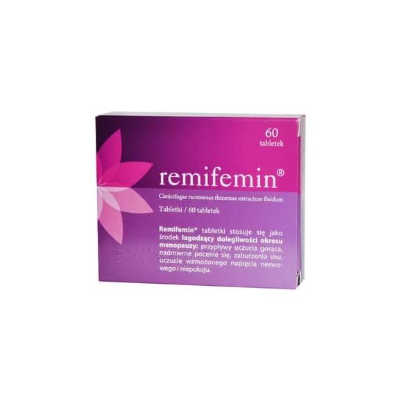 Remifemin, tabletki, 60 szt. Remifemin, tabletki, 60 szt. - zdjęcie produktu