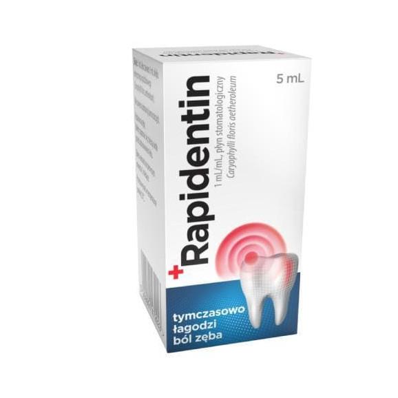 Rapidentin, płyn stomatologiczny, 5 ml - zdjęcie produktu