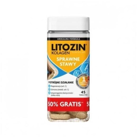 Litozin Kolagen, tabletki, 45 szt. - zdjęcie produktu