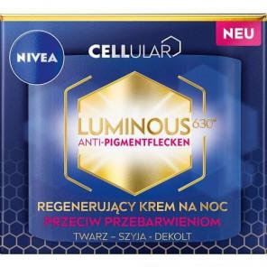 Nivea Cellular Luminous 630, krem przeciw przebarwieniom, na noc, 50 ml - zdjęcie produktu