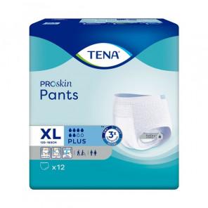 TENA Pants ProSkin Plus, majtki chłonne, rozmiar XL,12 szt. - zdjęcie produktu