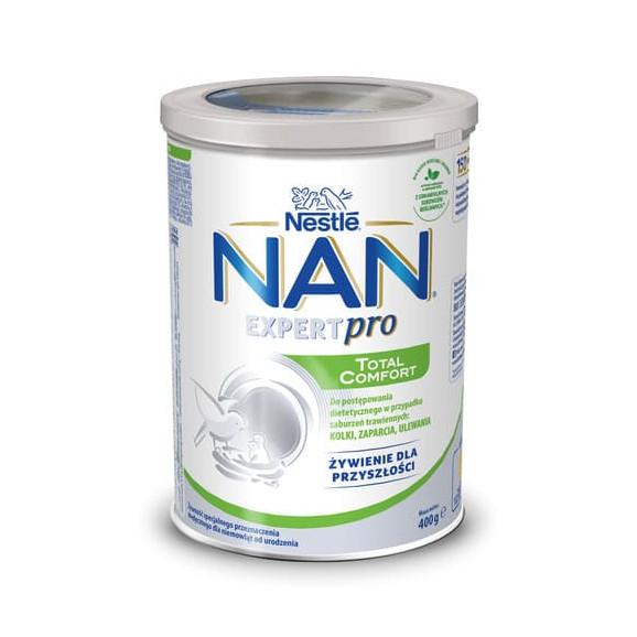 Nestle Nan ExpertPro Total Comfort, kolki, zaparcia, ulewania dla niemowląt  od urodzenia, 400 g