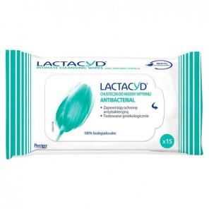 Lactacyd, chusteczki do higieny intymnej, antybakteryjne, 15 szt. - zdjęcie produktu