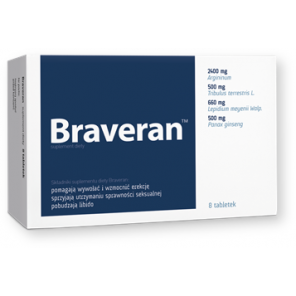 Braveran, tabletki, 8 szt. - zdjęcie produktu
