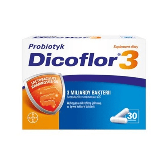 Dicoflor 3, kapsułki, 30 szt. - zdjęcie produktu