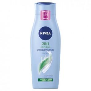 Nivea 2in1 Express, łagodny szampon z odżywką, 400 ml - zdjęcie produktu