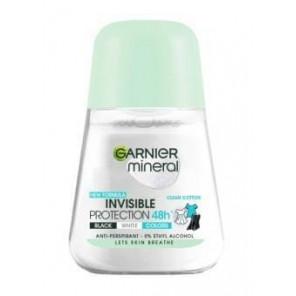 Antyperspirant Garnier Mineral, Invisible Protection, Clean Cotton, roll-on, 50 ml - zdjęcie produktu