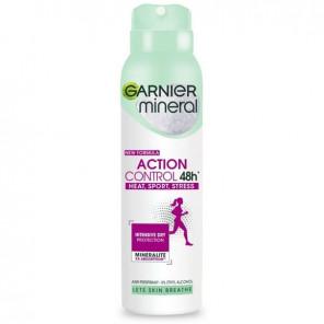 Antyperspirant Garnier Mineral Action, Heat Sport Stress, spray, 150 ml - zdjęcie produktu