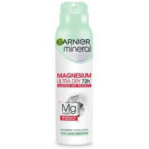 Antyperspirant Garnier Mineral, Magnesium Ultra Dry, spray, 150 ml - zdjęcie produktu