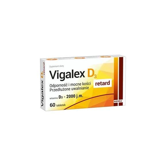 Vigalex D3 2000j.m., tabletki, 60 szt. - zdjęcie produktu