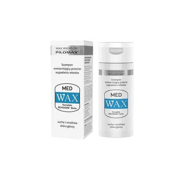 Pilomax Med Wax, szampon wzmacniający przeciw wypadaniu włosów, sucha i wrażliwa skóra głowy, 150 ml - zdjęcie produktu