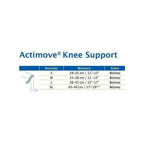 Opaska stawu kolanowego Actimove Everyday Supports, beżowa, rozmiar XL, 1 szt. - zdjęcie produktu