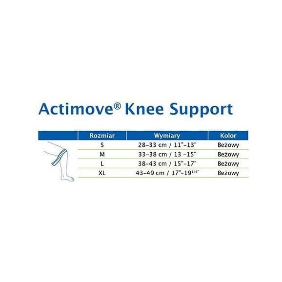Opaska stawu kolanowego dla osób z zapaleniem stawów Actimove Arthritis Care, beżowa, rozmiar L, 1 szt. - zdjęcie produktu