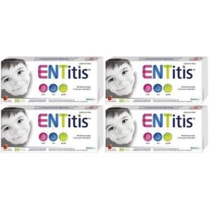 ENTitis pastylki do ssania o smaku truskawkowym (30 pastylek) - zdjęcie produktu