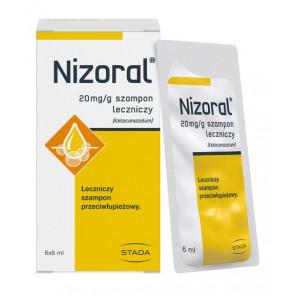 Nizoral, 20 mg/g, szampon leczniczy, saszetki, 6 ml x 6 szt. - zdjęcie produktu