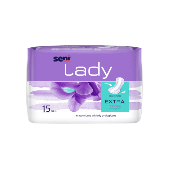 Seni Lady Extra, wkłady urologiczne, 15 szt. - zdjęcie produktu
