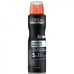 Antyperspirant L'Oreal Carbon Protect, spray, 150 ml - zdjęcie produktu