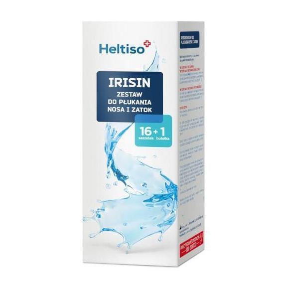 Heltiso Irisin, zestaw do płukania nosa i zatok, saszetki, 16 szt. Heltiso Irisin, zestaw do płukania nosa i zatok, saszetki, 16 szt. - zdjęcie produktu