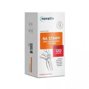 Novativ, Na stawy kwas hialuronowy + kolagen, kapsułki, 120 szt. - zdjęcie produktu