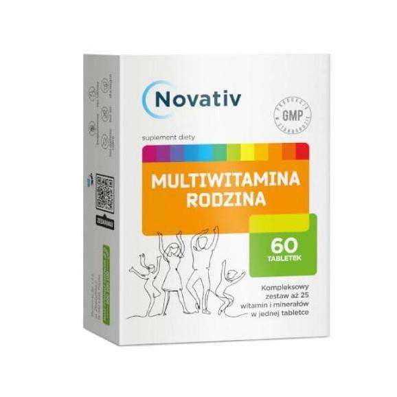 Novativ Multiwitamina Rodzina, tabletki, 60 szt. - zdjęcie produktu