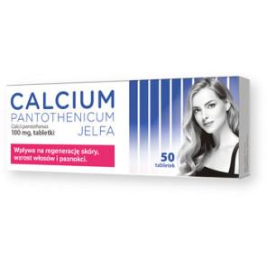 Calcium pantothenicum Jelfa, 100 mg tabletki, 50 szt. - zdjęcie produktu
