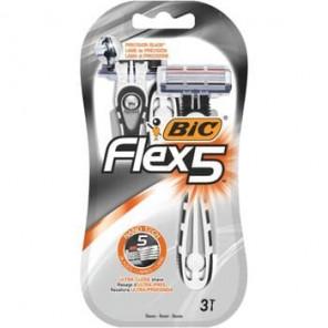BiC Flex 5 blister, maszynka do golenia, 3 szt. - zdjęcie produktu