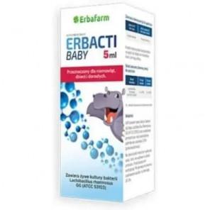 Erbafarm Erbacti Baby, zawiesina, 5 ml, 1 szt. - zdjęcie produktu
