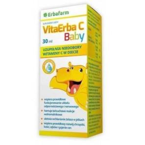 Erbafarm VitaErba C Baby, krople, 30 ml - zdjęcie produktu