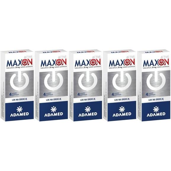 Maxon Active, 25 mg, tabletki powlekane, 20 szt. - zdjęcie produktu