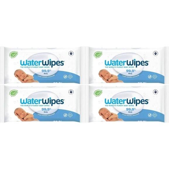 Chusteczki nawilżające, Waterwipes Bio biodegradowalne, Fruit Extract, zestaw 4x 60 szt. - zdjęcie produktu