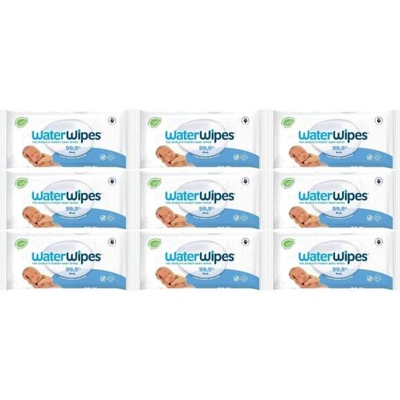 Chusteczki nawilżające, Waterwipes Bio biodegradowalne, Fruit Extract, zestaw 9x 60 szt. - zdjęcie produktu