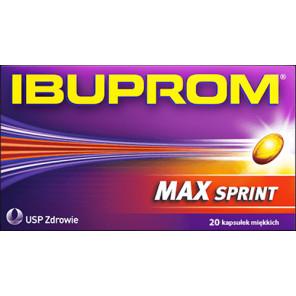 Ibuprom Max Sprint, 400 mg, kapsułki miękkie, 20 szt. - zdjęcie produktu