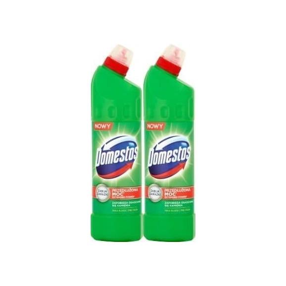 Domestos Przedłużona Moc Pine Fresh – zagęszczony płyn czyszcząco-dezynfekujący (750 ml) Domestos Przedłużona Moc Pine Fresh – zagęszczony płyn czyszcząco-dezynfekujący (750 ml) - zdjęcie produktu
