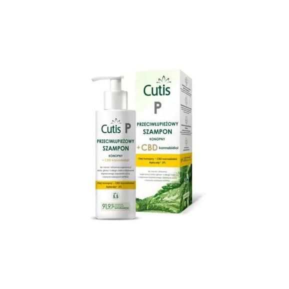 Cutis P, przeciwłupieżowy szampon konopny + CBD, 150 ml - zdjęcie produktu