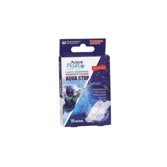 Plastry ActivePlast Firstaid Aqua Stop, wodoodporne, 10 szt. Plastry ActivePlast Firstaid Aqua Stop, wodoodporne, 10 szt. - zdjęcie produktu